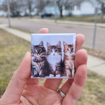 Custom Fridge Magnets – 2" x 2" Square | Personalized Picture Magnets | Custom Photo Magnets Personalized Gift Friends Family Fridge Home Decor