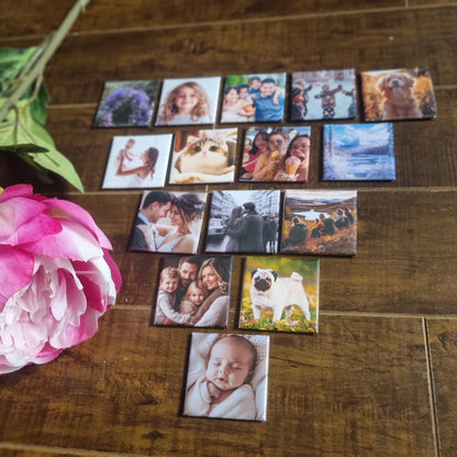 Set of 20 | Custom Photo Magnets 2"x2" square | Fridge Magnets | Personalized Magnets | Fun Magnets | Professional Photographs | Instagram Photos | Memories