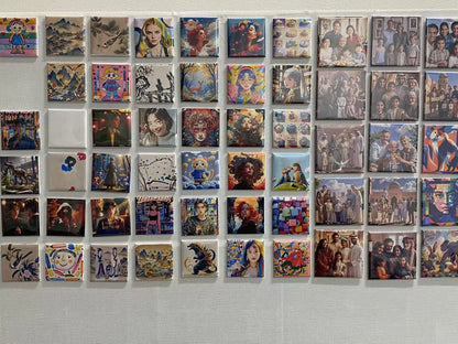 Photo Magnet Machine 50x50mm Square Fridge Magnet
